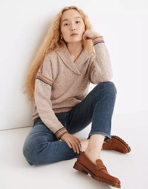Kentwood Shawl-Collar Pullover Sweater | Madewell
