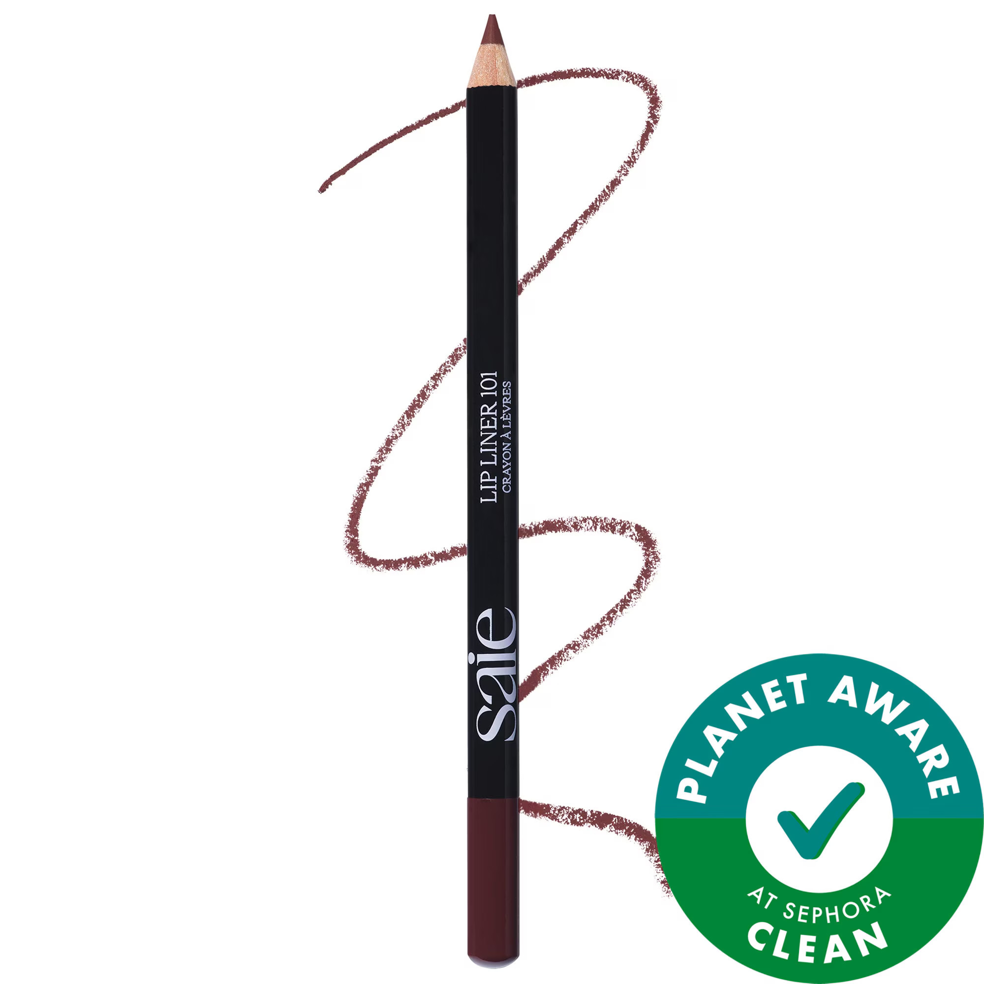 Saie Lip Liner 101: Creamy & Nourishing Lip Pencil Tease .05 oz/ 1.41 g | Sephora (US)