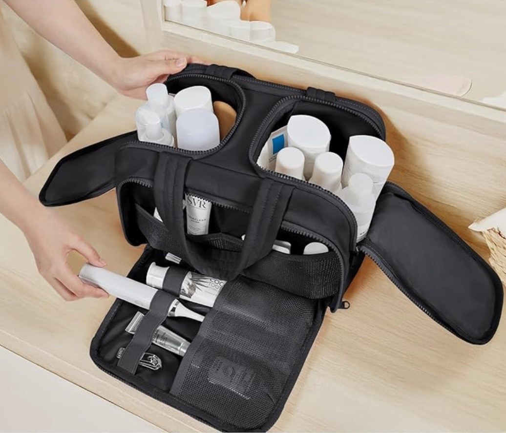 The only bag you’ll need for all of your toiletries and your makeup combined in one

#LTKmomlife #LTKfitnessgoals #LTKdayinmylife