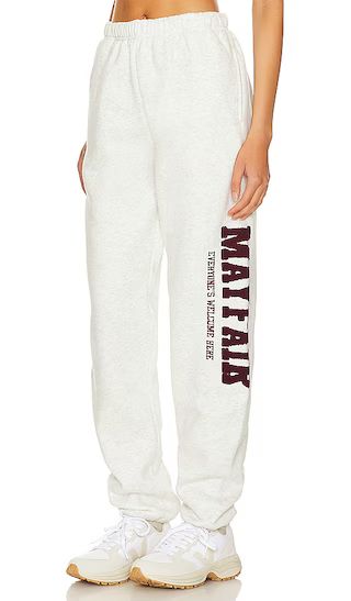 Mayfair Everyone's Welcome Here Sweatpants in Grey | Revolve Clothing (Global)