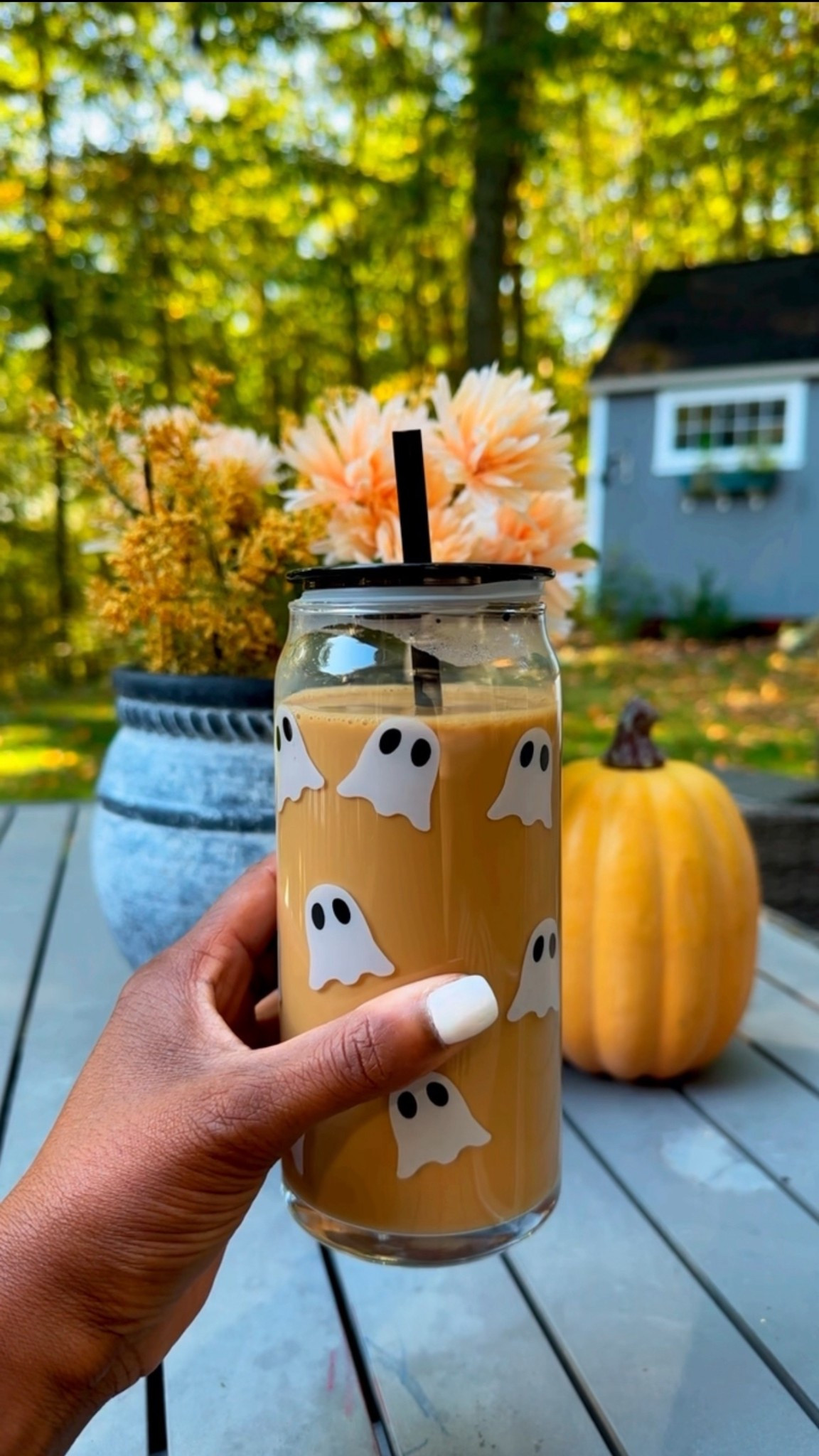 Halloween szn is coming and I found the cutest tumbler for those fall mornings outside. Ghost tumbler. Halloween coffee. Halloween finds. Halloween decor  

#LTKSeasonal #LTKFindsUnder50