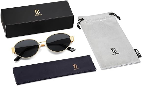 SOJOS Retro Oval Sunglasses for Women Men Trendy Sun Glasses Classic Shades UV400 Protection SJ12... | Amazon (CA)