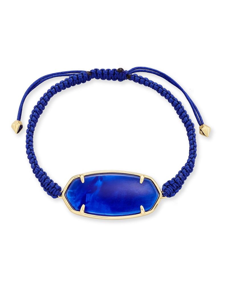 Elle Gold Friendship Bracelet in Cobalt Blue Illusion | Kendra Scott | Kendra Scott