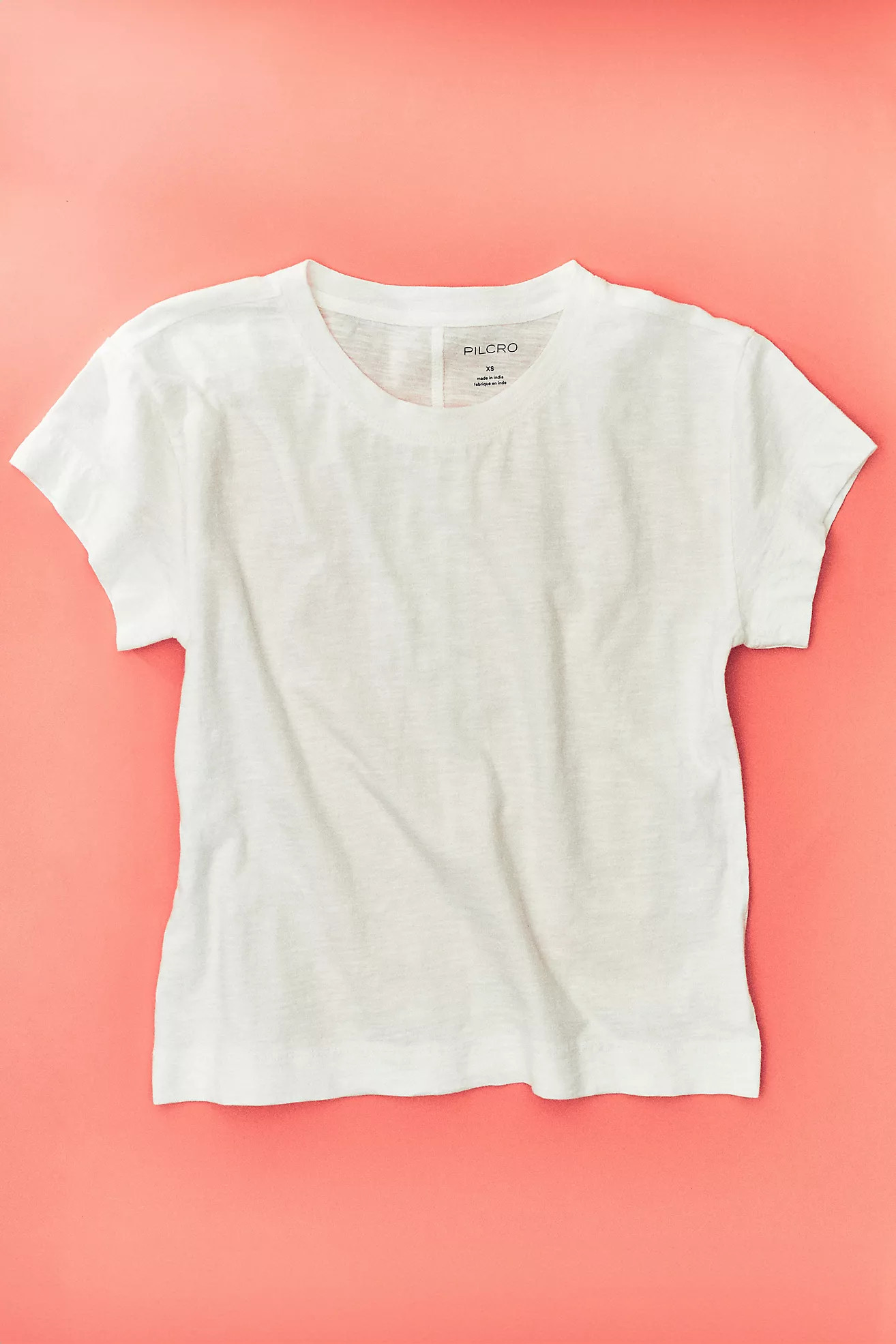 Billie Regenerative Cotton Short-Sleeve Crew-Neck Tee by Pilcro | Anthropologie (US)