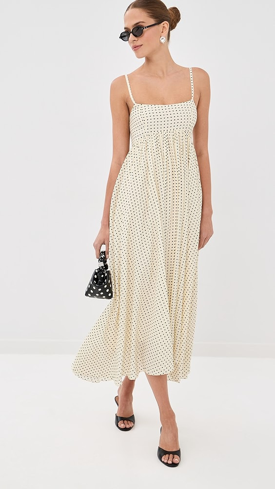 Rachel Polka Dot Midi Dress | Shopbop