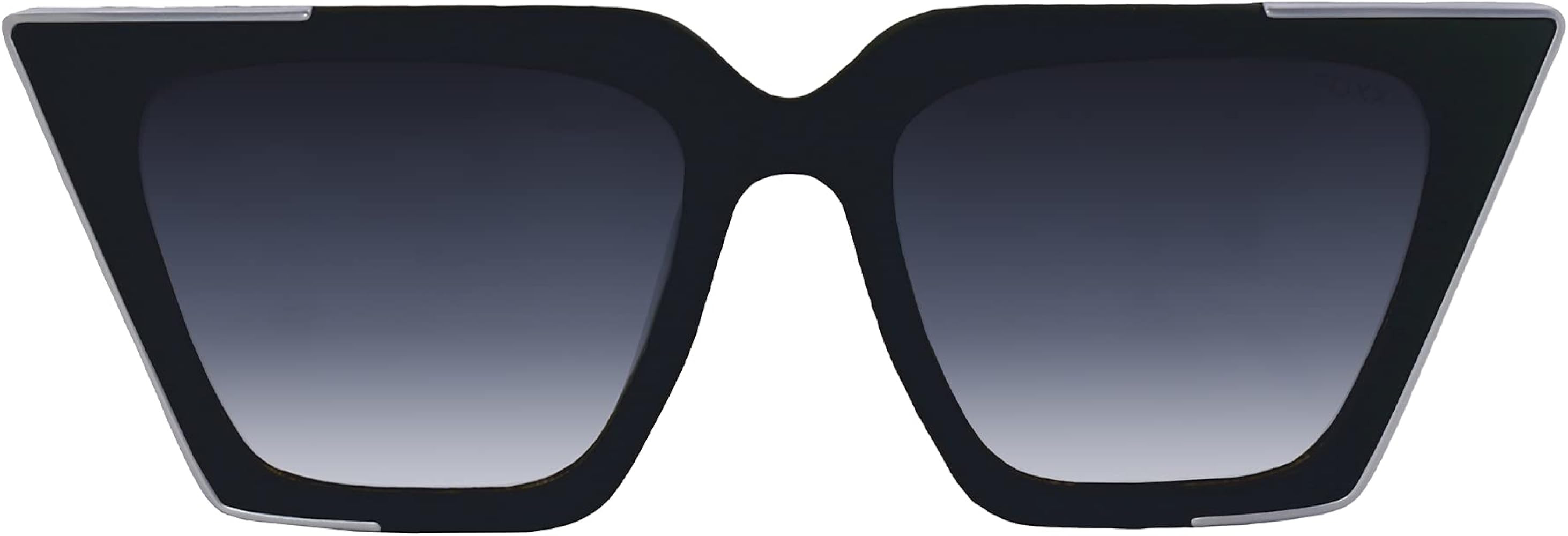 TOPFOXX - The CEO Faded Black - Square Oversized Sunglasses for Women with UV400 Protection | Amazon (US)