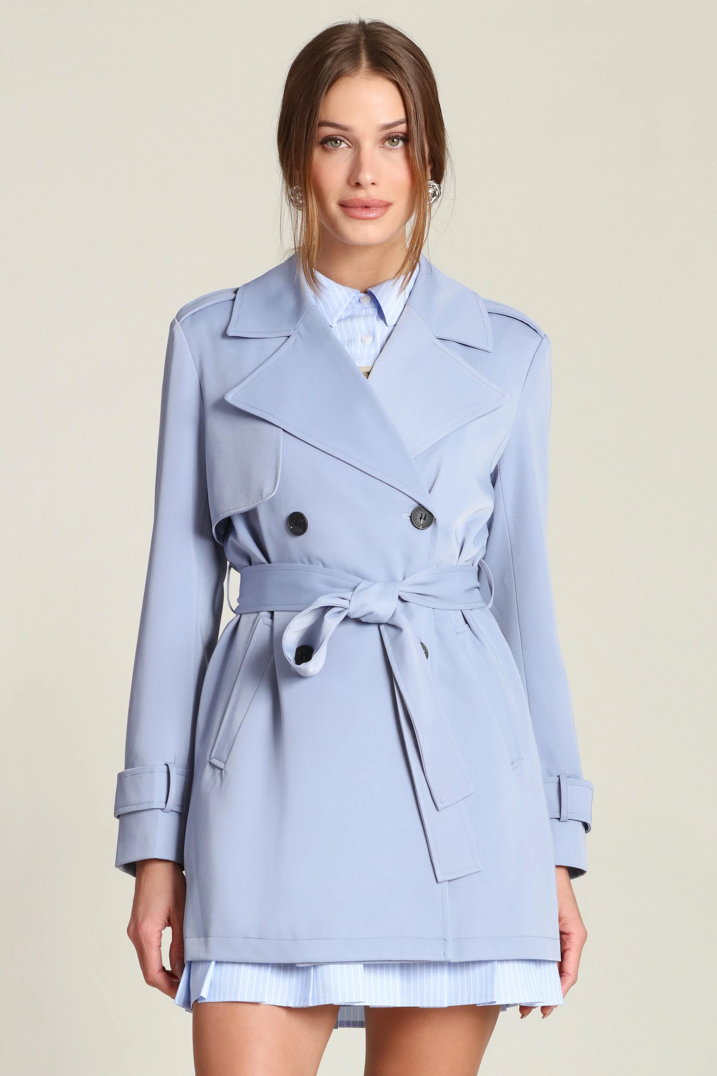 Lightweight Belted Trench Coat | Avec Les Filles