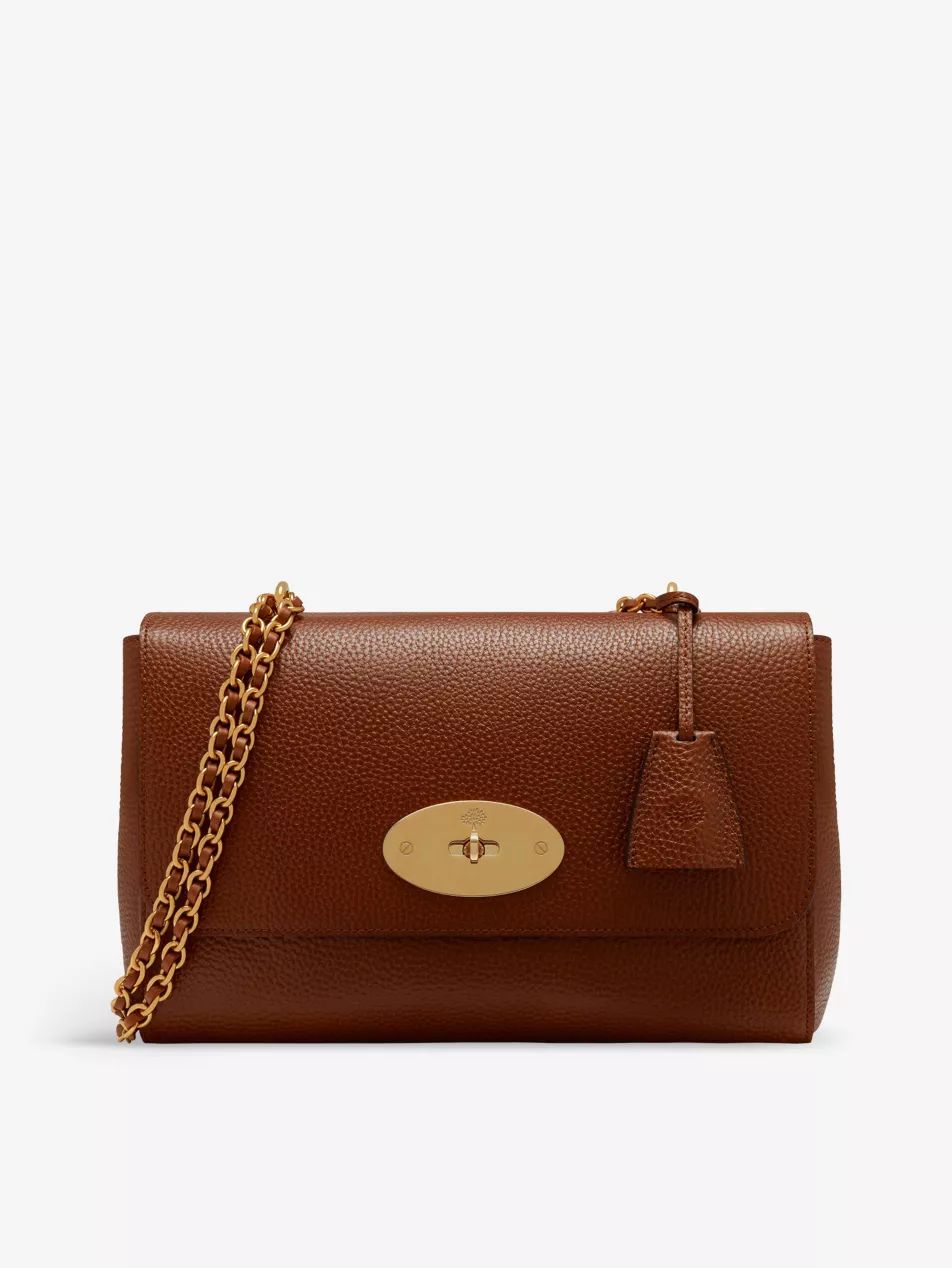 Lily leather shoulder bag | Selfridges