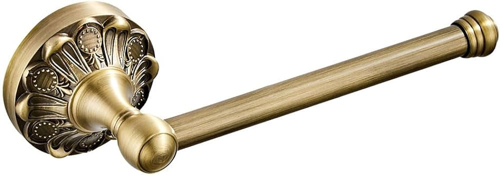 Antique Toilet Roll Holder Brass Material Toilet Paper Holder for Loo Roll Bathroom Paper Tissue ... | Amazon (US)