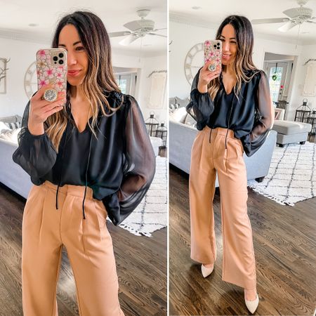 Code; tammy15 at Gibson look. Trousers, Abercrombie, workwear, date night outfit, Valentine’s Day outfit 

Small top
25 short pants 

#LTKunder100 #LTKworkwear #LTKstyletip