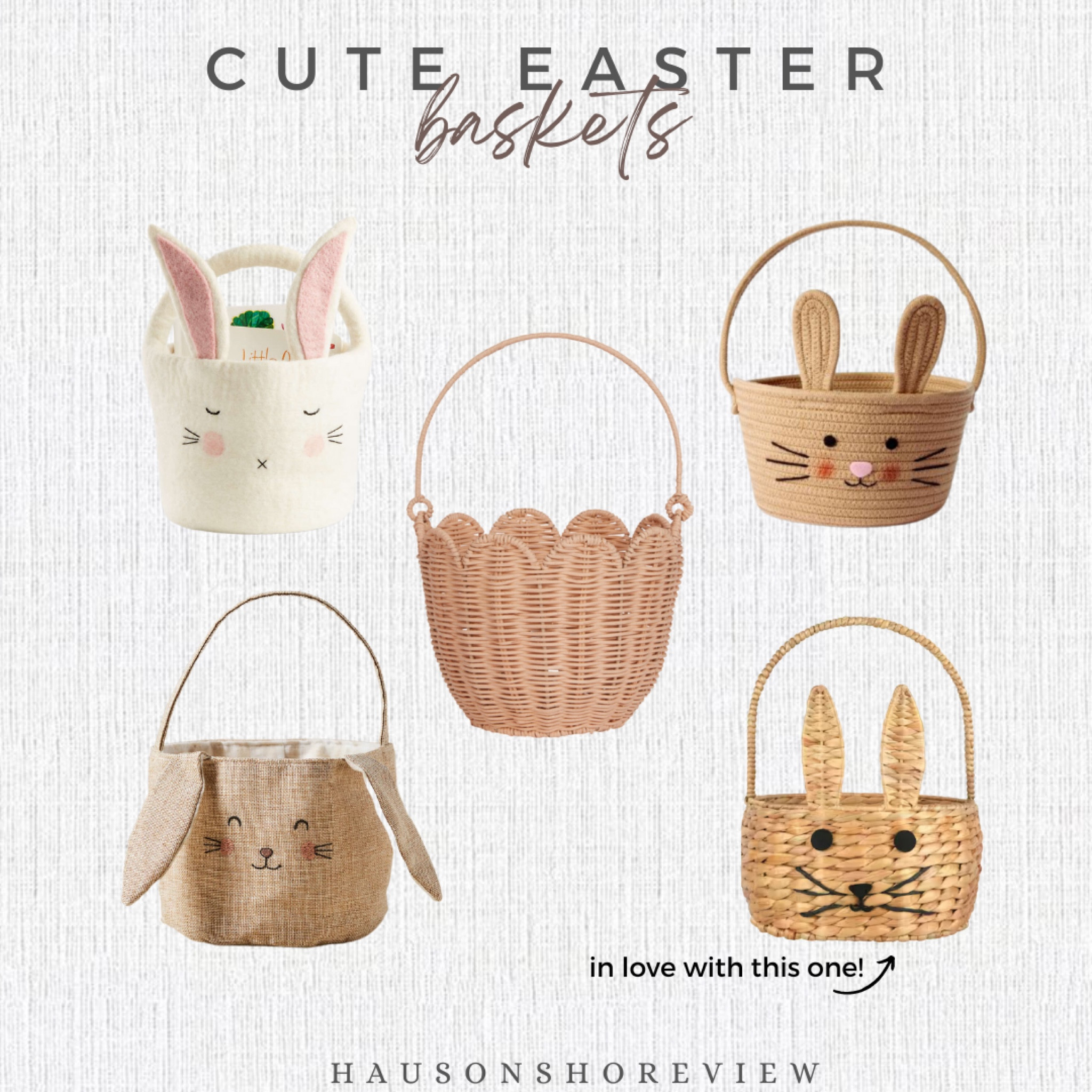 Still time to order one of these cute Easter baskets! I can’t decide which one I love the most for our girls! 

Easter. Easter basket. Easter gift. Easter basket stuffer. Kids Easter ideas. Easter present. Easter basket for toddlers. Baby’s first Easter. Toddler Easter. Easter for kids. Kids Easter gift. Toddler Easter gift. Target. Walmart. Target Easter. Budget friendly. Trending. Neutral Easter basket. Woven Easter basket. Bunny. Easter bunny. 

#LTKbaby #LTKfindsunder50 #LTKkids