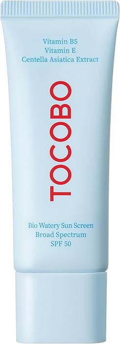Bio Watery Sunscreen SPF 50 Broad Spectrum Korean Facial Sun Cream with Hyaluronic Acid - Lightwe... | Amazon (US)