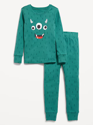 Unisex Snug-Fit Graphic Pajama Set for Toddler &amp; Baby | Old Navy (US)