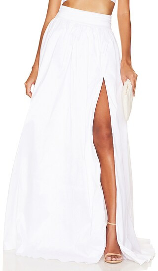Lovers and Friends Lucille Maxi Skirt in White. - size XS (also in M, S) | Revolve Clothing (Global)