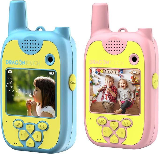 Dragon Touch Walkie Talkies Kids Camera, TalkieCam Multifunctional 1080P Digital Video Camera Toy... | Amazon (US)