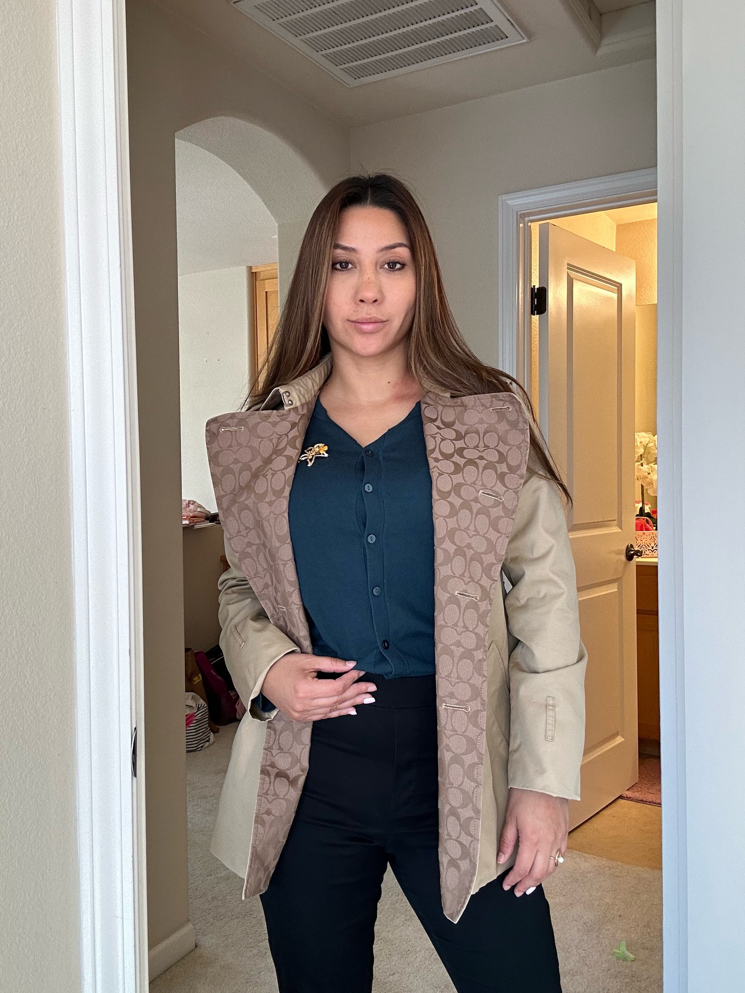Coach trench coat 🧥 



#LTKParties #LTKSeasonal #LTKStyleTip