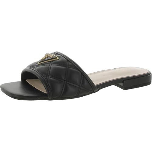 GUESS Women's Tameli Flat Sandal, Black 001, 9.5 | Amazon (US)