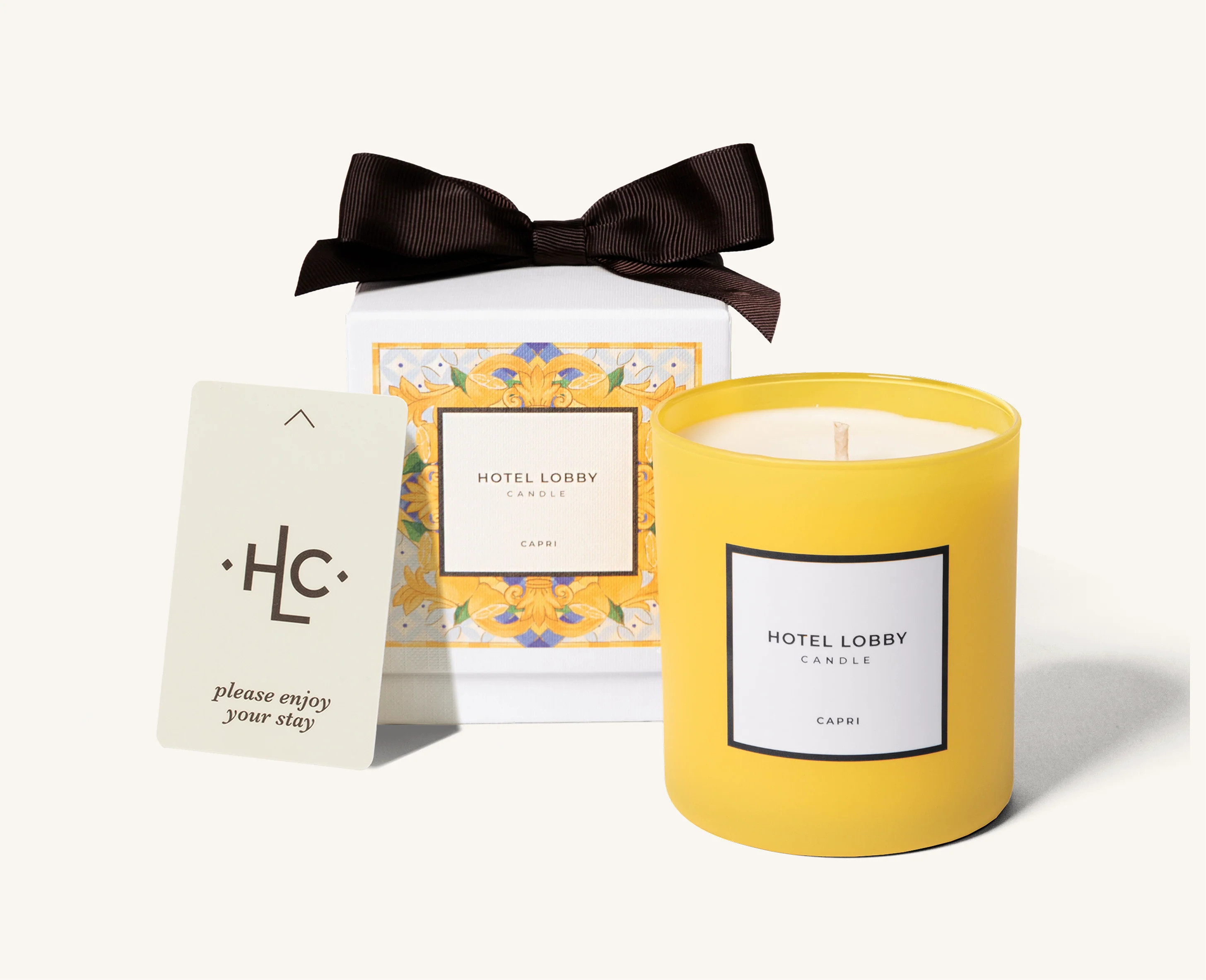 Capri Candle | Hotel Lobby Candle