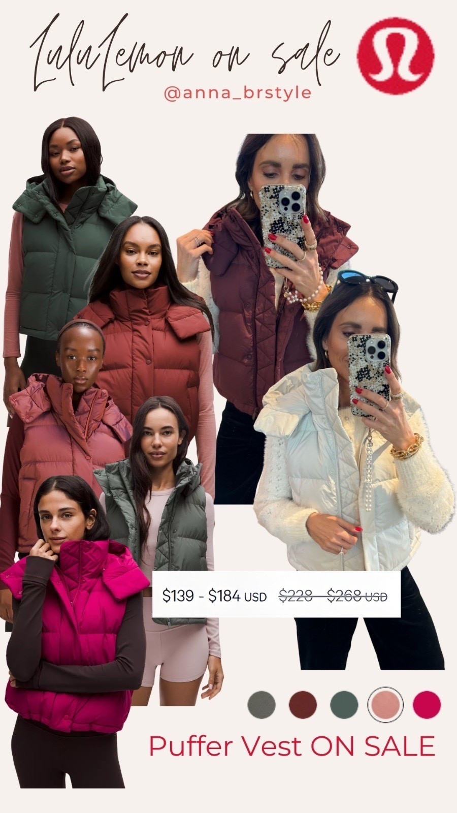 LULULEMON SALE, Lululemon puffer vest on sale, Lululemon jackets on sale, annabrstyle.

#LTKFindsUnder100 #LTKSaleAlert #LTKActive
