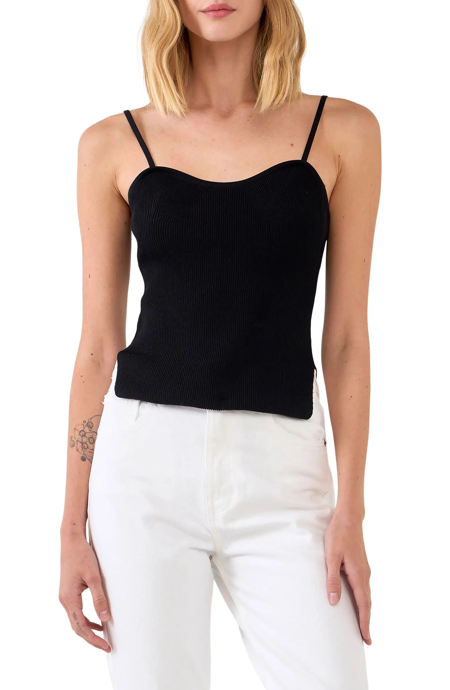 Ribbed Corset Camisole | Nordstrom
