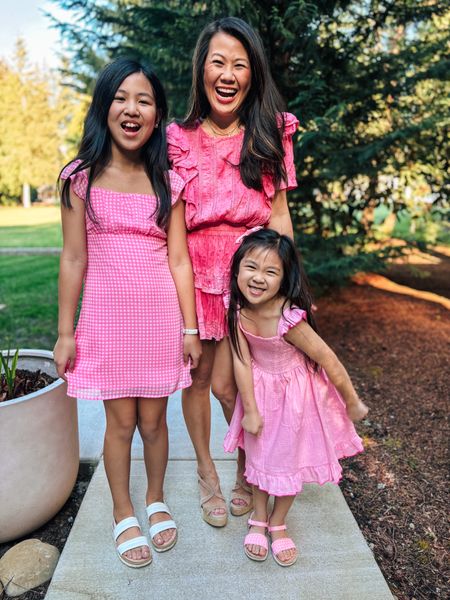 Pink dresses for summer
Mommy and me
Mother daughter 
Kids dresses
LoveShackFancy dress

#LTKFamily #LTKKids #LTKFindsUnder100