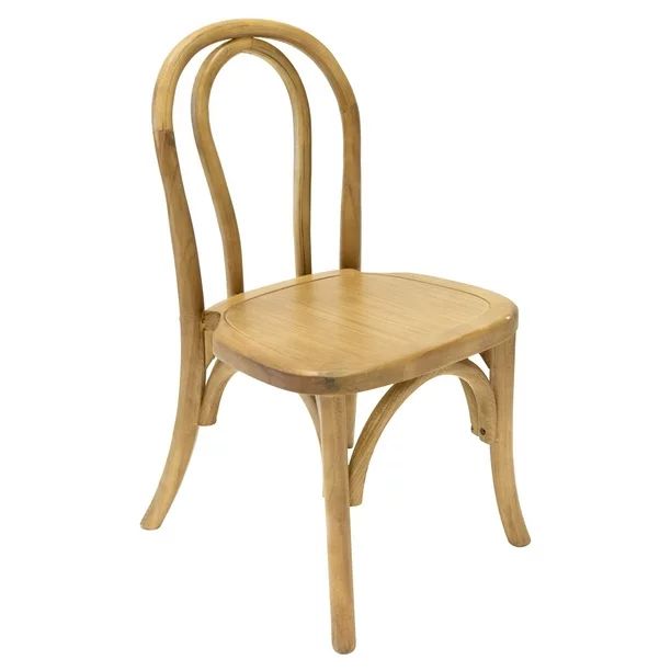 Commercial Seating Products Bentwood Solid Tinted Raw Wood Stackable Kids Chair - Set of 4 | Walmart (US)