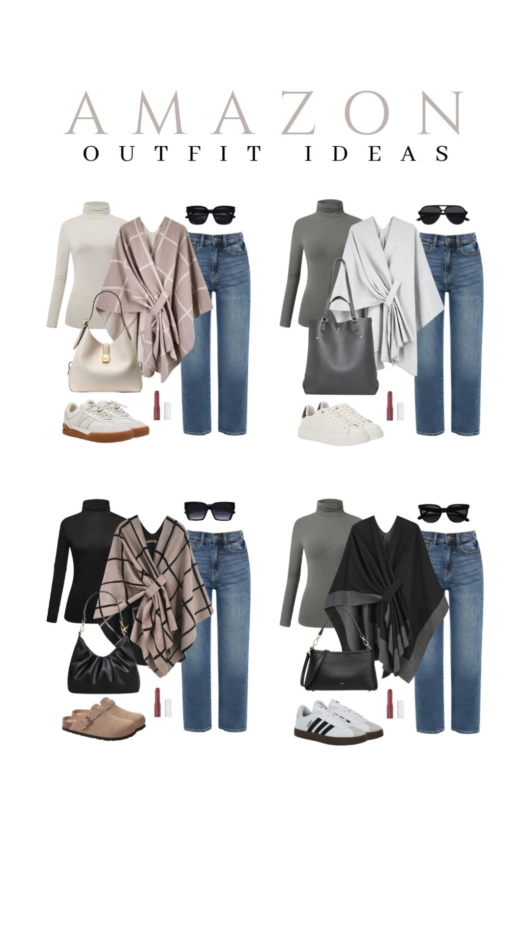 Add a cozy layer with these wraps and make your outfits feel extra nice.
chunky earrings, elf lip stain, cute tote bag, beauty finds, affordable fashion, trendy look, viral products, casual outfit idea, fall to winter style, how to style, ways to style, fallto winter fashion, amazon fashion, affordable style

#LTKSeasonal #LTKFindsUnder50 #LTKU