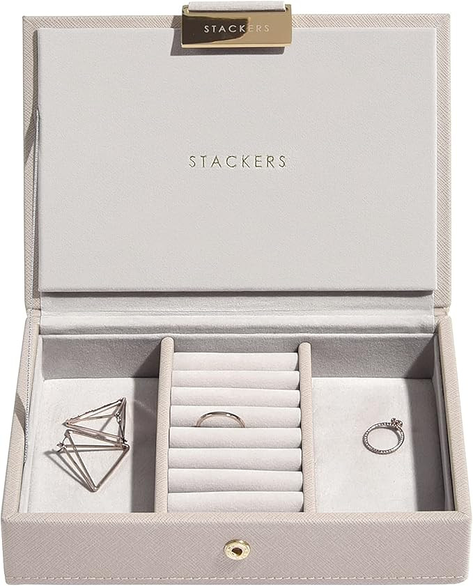 Stackers Taupe Mini Jewellery Box Lid | Amazon (UK)