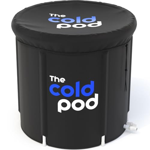 The Cold Pod Ice Bath Tub for Athletes with Cover: 88 Gallons Cold Plunge Tub for Recovery, Multiple Layered Portable Ice Bath Plunge Pool | Amazon (US)