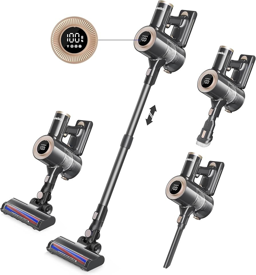 Homeika- Pro Version- 28k PA Cordless Vacuum- Digital Display- 50 Min Run Time- 3 Speeds- Telesco... | Amazon (US)