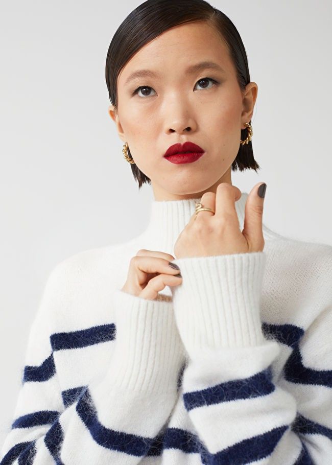 Cropped Mock Neck Knit Jumper | & Other Stories (EU + UK)