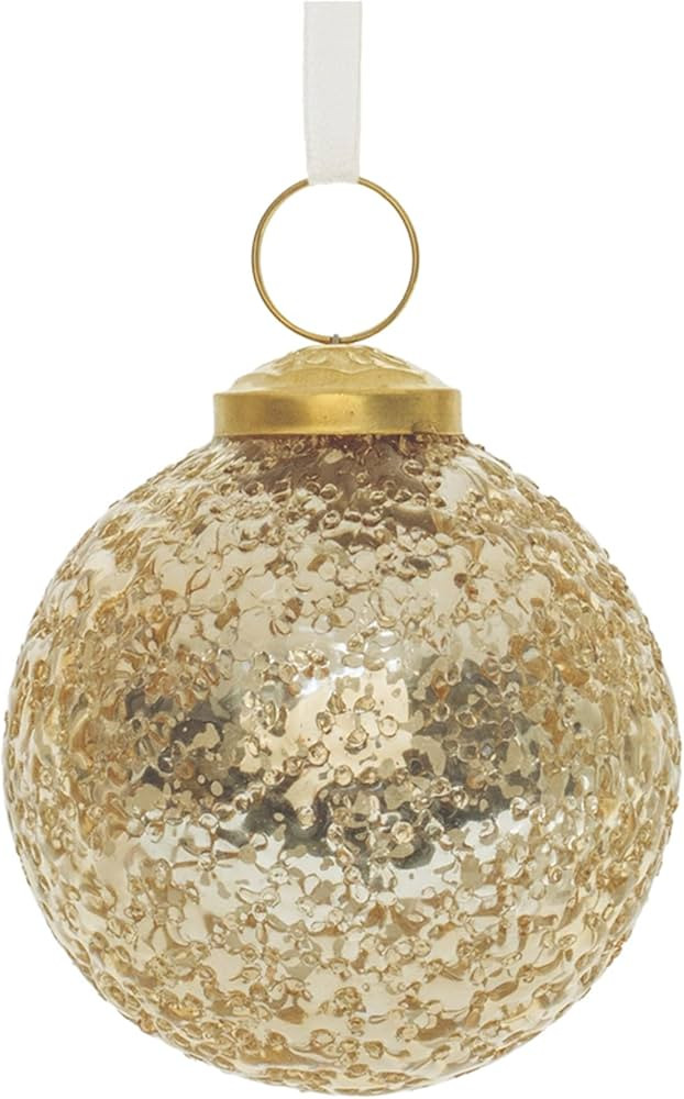 Melrose Ball Ornament, Christmas, 3”D, Glass | Amazon (US)
