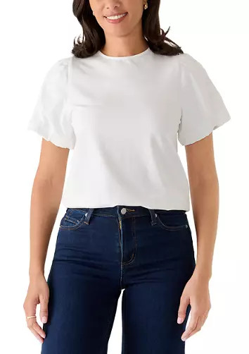 Women's Short Sleeve Bow Back Knit Top | Belk