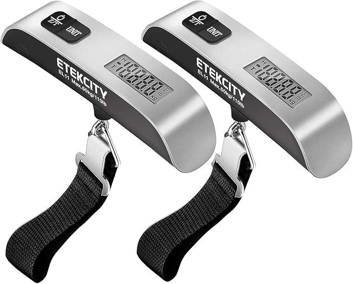 Etekcity Luggage Scale, Travel Essentials, Digital Weight Scales for Travel Accessories, Portable... | Amazon (US)