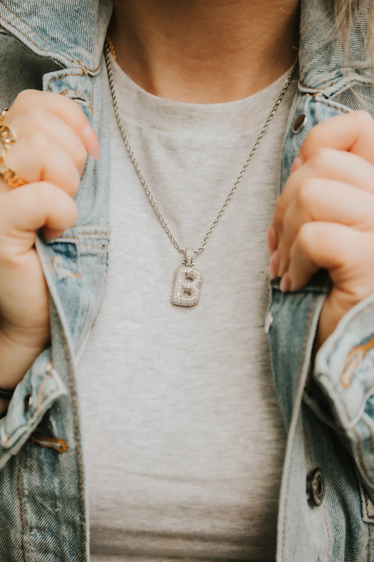 Girly Pop 316L Stainless Steel Initial Necklace | KC Chic Designs