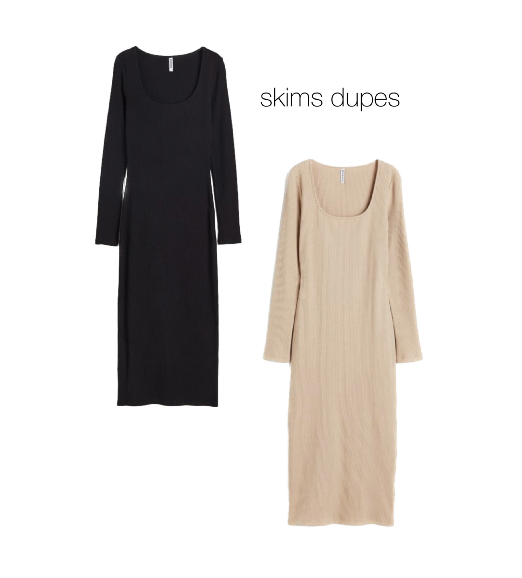 Skims dupes, skims, beige, white, basic tops , basics , ribbed tops, skims , trendy , H&M , longsleeve , 2023 fashion , outfit inspo , dresses, dress, spring 2023, spring fashion 

#LTKstyletip #LTKfit #LTKFind