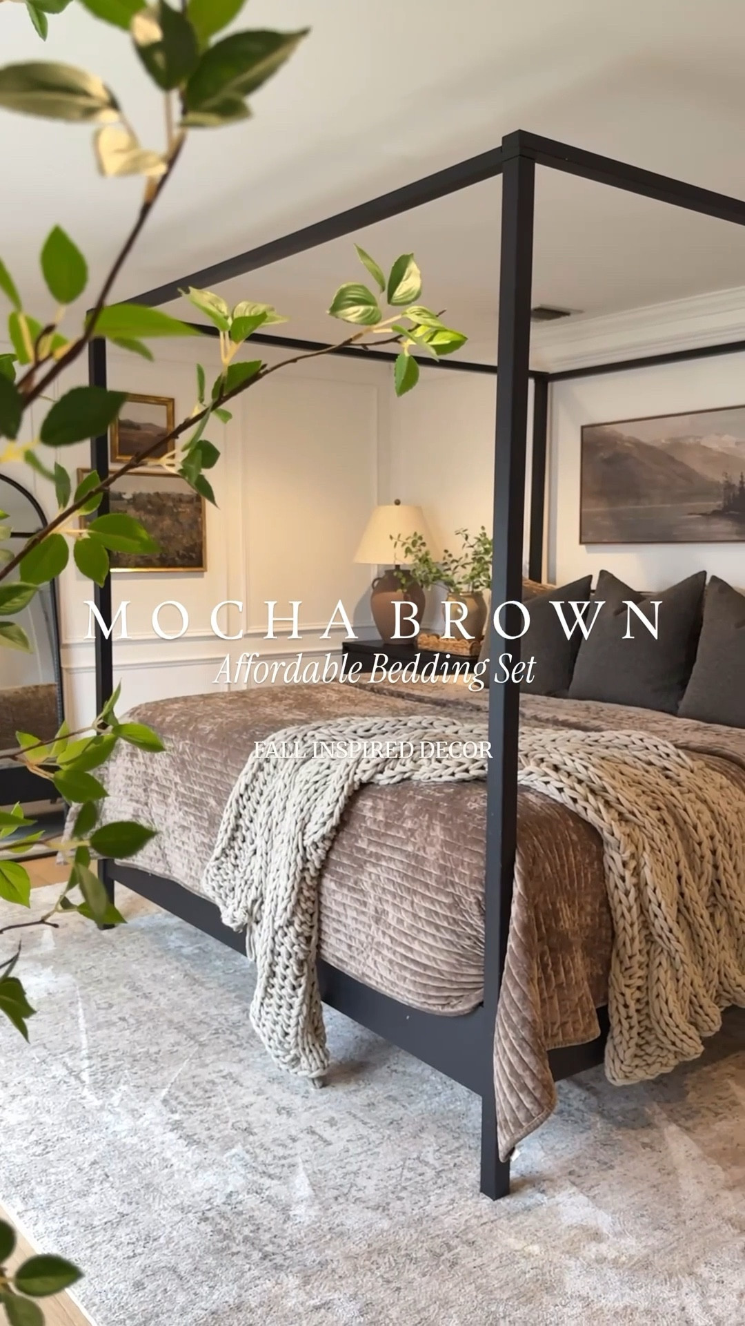 Mocha brown bedding is trending! 🤎
This cozy yet lightweight quilt set from Wayfair is a follower favorite. The earthy brown color looks great with my fall-inspired landscape wall art and black canopy bedframe. I’m using a large, pillow top mattress and matching boxspring.


#LTKSaleAlert #LTKselfcare #LTKHome