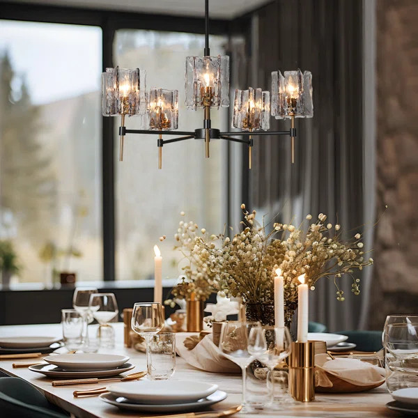 Quitman 5 - Light Dimmable Wagon Wheel Chandelier | Wayfair North America