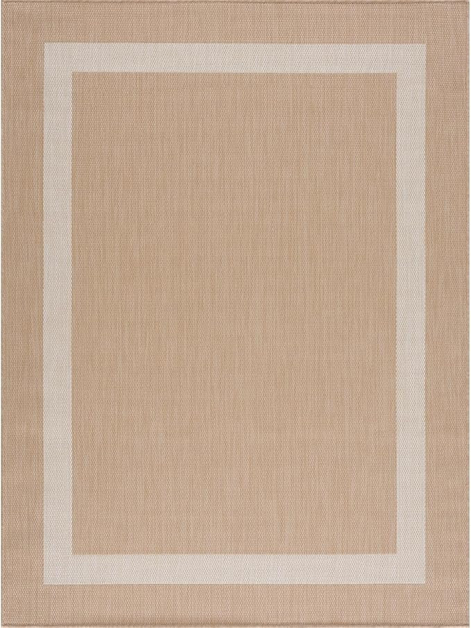 CAMILSON Outdoor Rug - Modern Area Rug for Patios, Porches, Kitchens, and Hallways - Waterproof, ... | Amazon (US)
