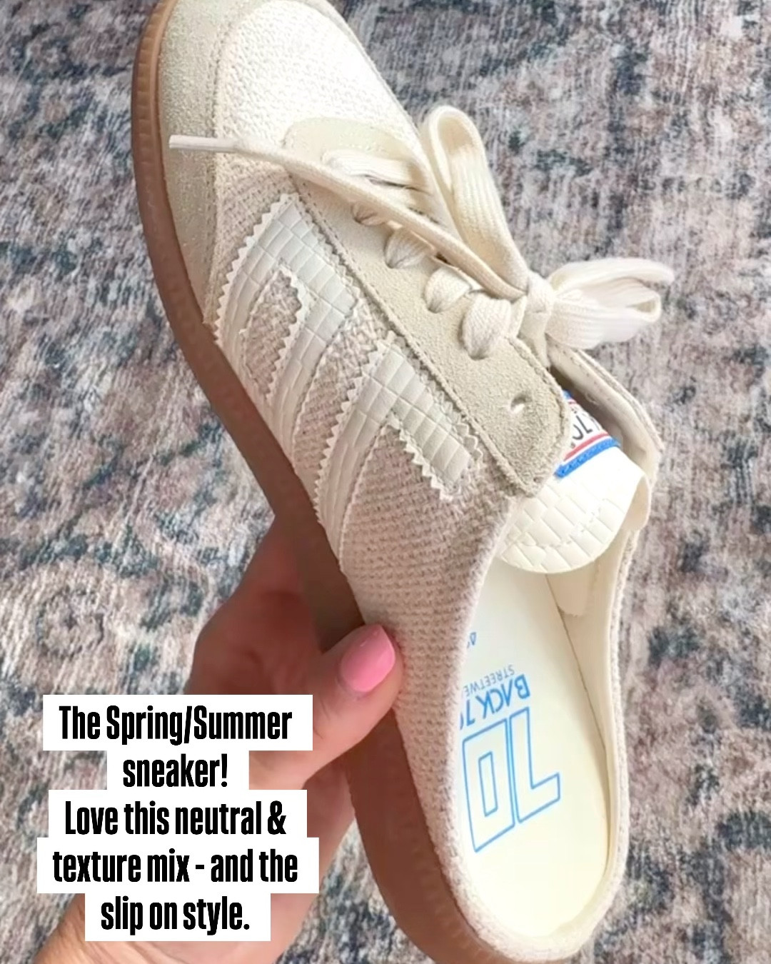 The cutest Spring and Summer sneaker. 
TTS. Variety of color ways  

#LTKSeasonal #LTKmomlife