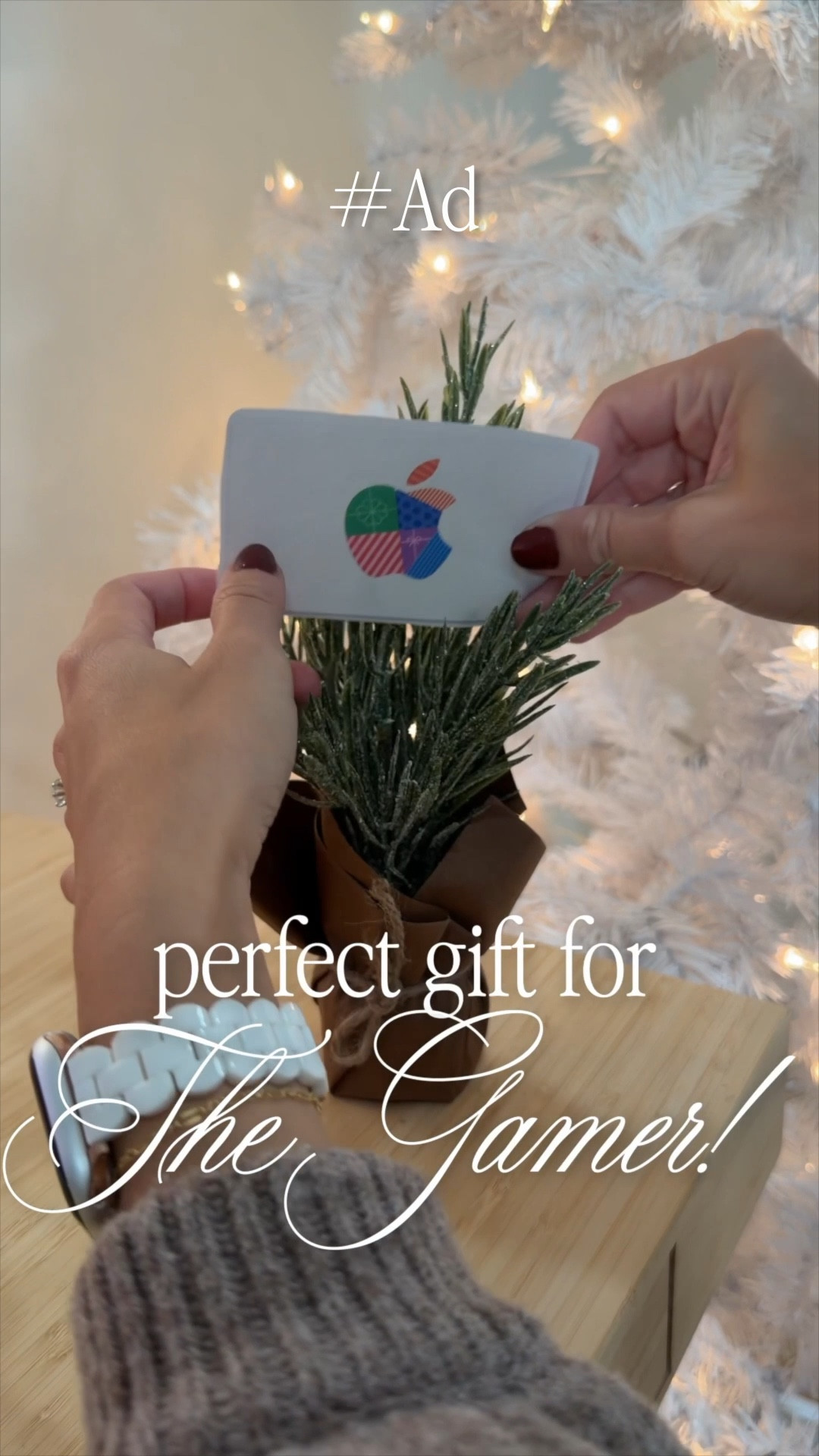 #AD If you’re stuck on what to get the gamer in your life this year… this is it!! 🎮  Apple Gift Card basically lets them pick exactly what they want, from games to gear to the latest tech. Easy to send, even better to get!! 🤍 @Target #TargetPartner #Target #Gaming #GiftCard #MobileGaming 

#LTKHoliday #LTKGiftGuide