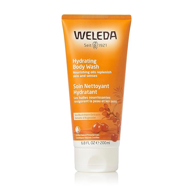 Weleda Hydrating Sea Buckthorn Body Wash, 6.8 Fluid Ounce, Gentle Plant Rich Cleanser with Sea Bu... | Amazon (US)