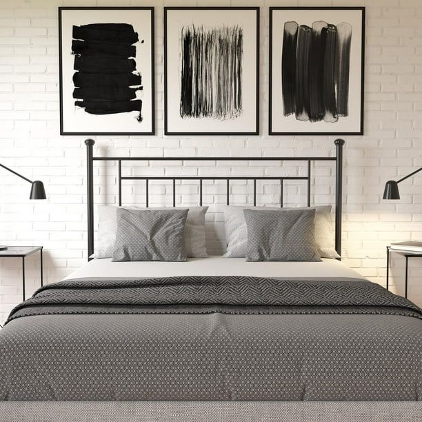 Mainstays Tempo Full/Queen Adaptable Metal Headboard, Multiple Options Available | Walmart (US)