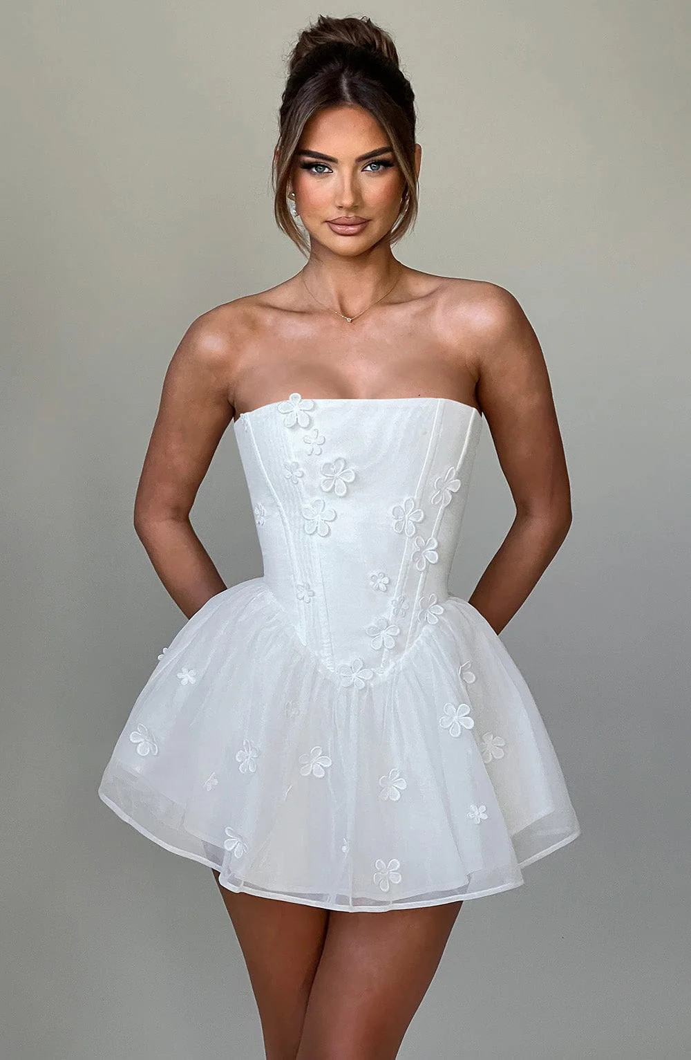 Justina Playsuit - Ivory | Babyboo (global)