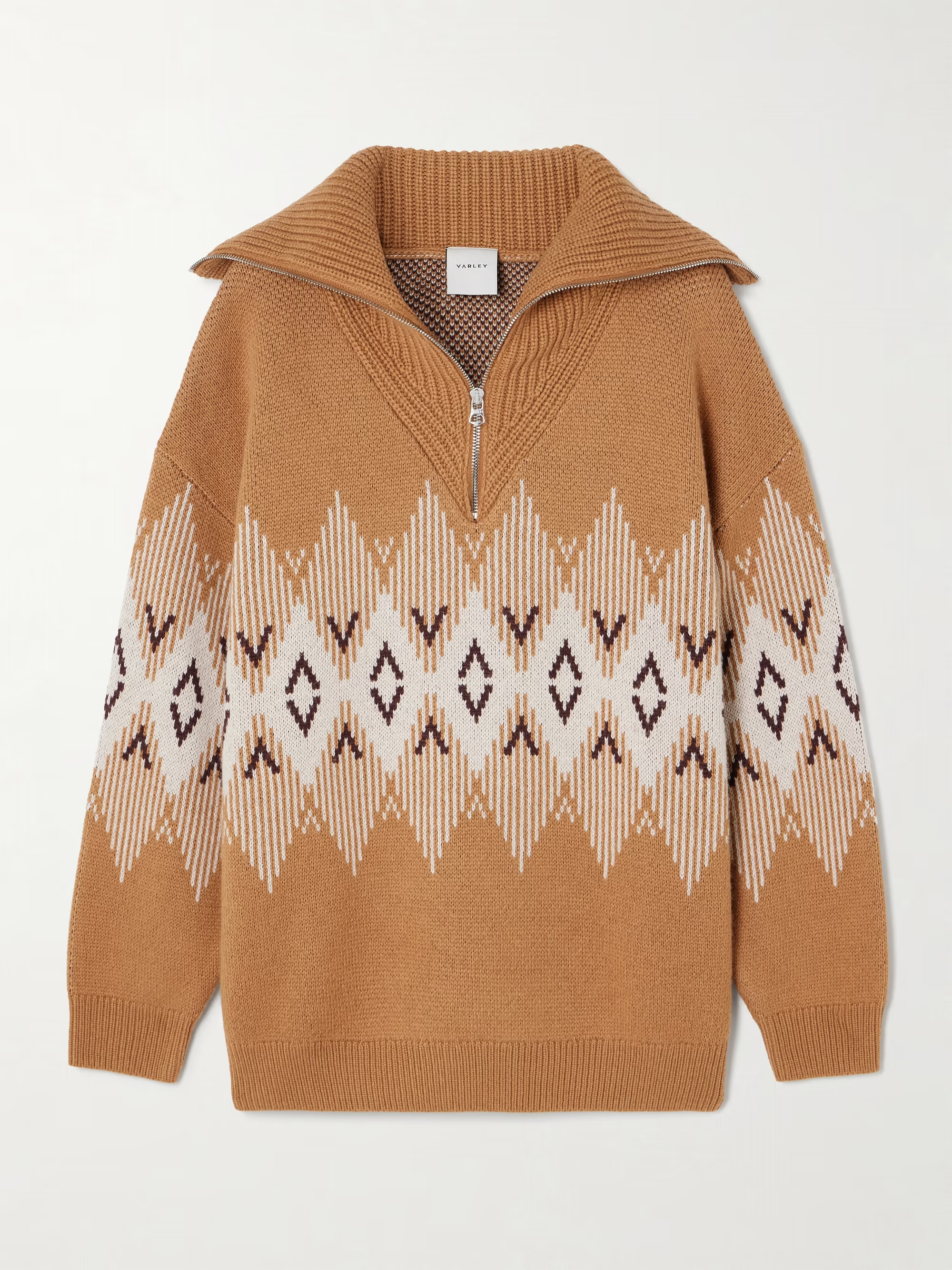 Heidi Fair Isle jacquard-knit half-zip sweater | NET-A-PORTER (UK & EU)