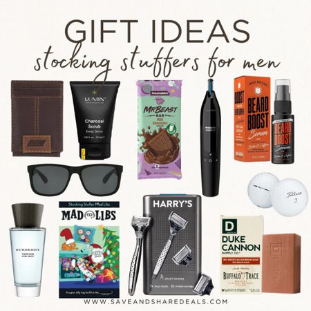 Stocking stuffer gift ideas for men! Roundup includes razors, beard oil, wallet, sunglasses, cologne and more! 

Walmart finds, Walmart gifts, gift ideas for him, gifts for husbands, gifts for boyfriends, stocking stuffers for him, stocking stuffers for men, men’s stocking stuffers 

#LTKstyletip #LTKmens #LTKGiftGuide