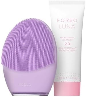 FOREO Deep & Gentle LUNA 4 Sensitive Bundle - Facial Cleansing Brush for Sensitive Skin + LUNA Mi... | Amazon (US)