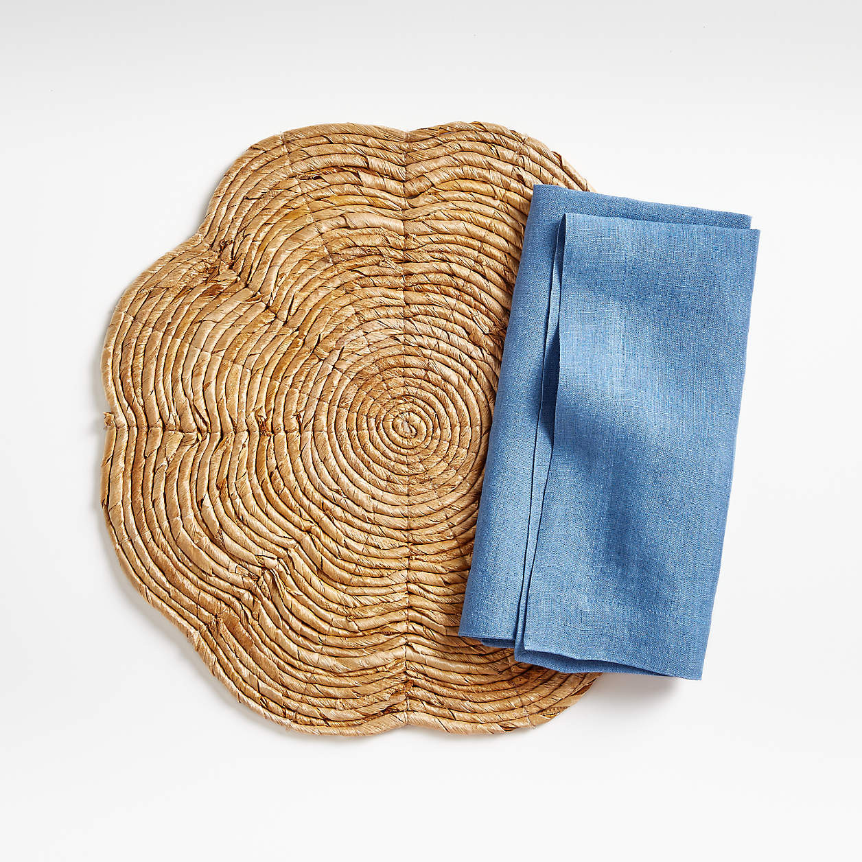 Petal Fiber Flower-Shaped Placemat + Reviews | Crate & Barrel | Crate & Barrel