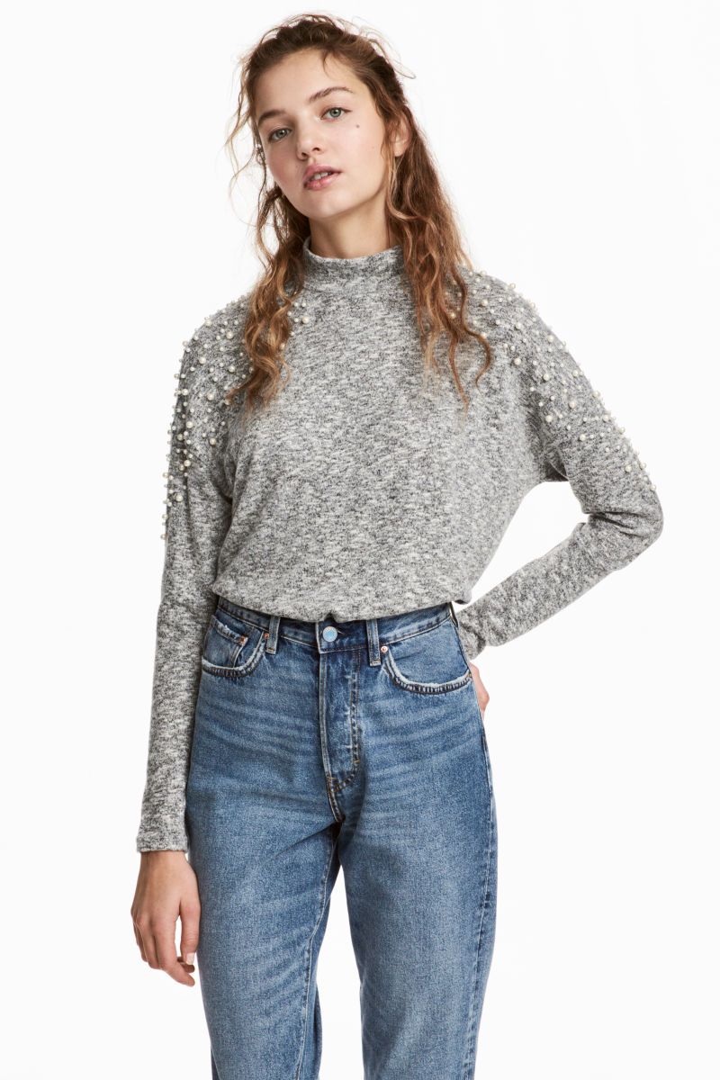 H&M Beaded Sweater $24.99 | H&M (US)