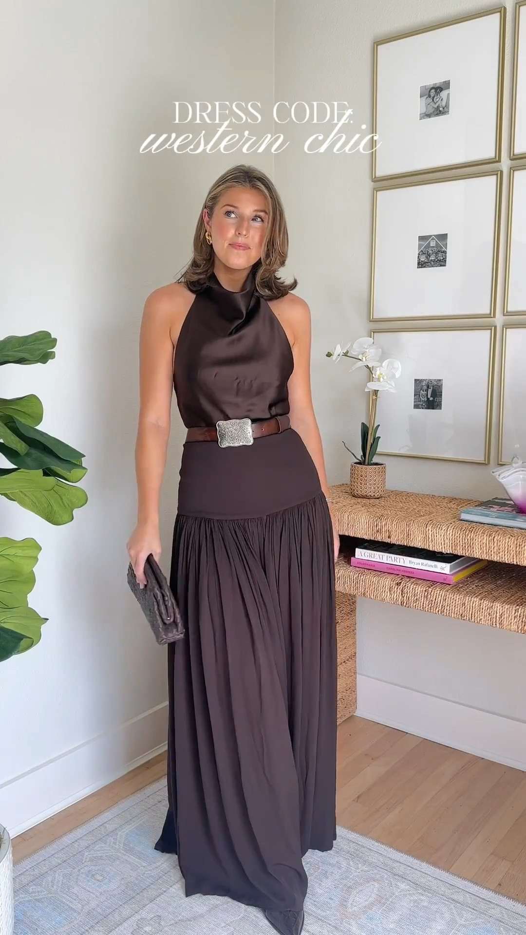 Dress code: western chic! 🤠

5’4 and wearing an XS/S in these! TTS.

Western formal // western chic outfits //